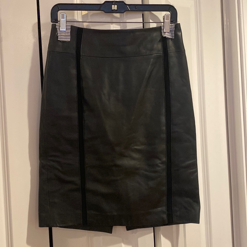 Classiques entier leather skirt